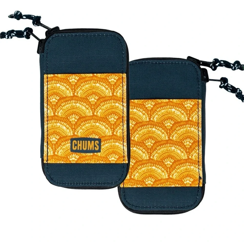 Chums Reversi Polyester Wallet – Reversible Zippered Pouch For Men And Women New